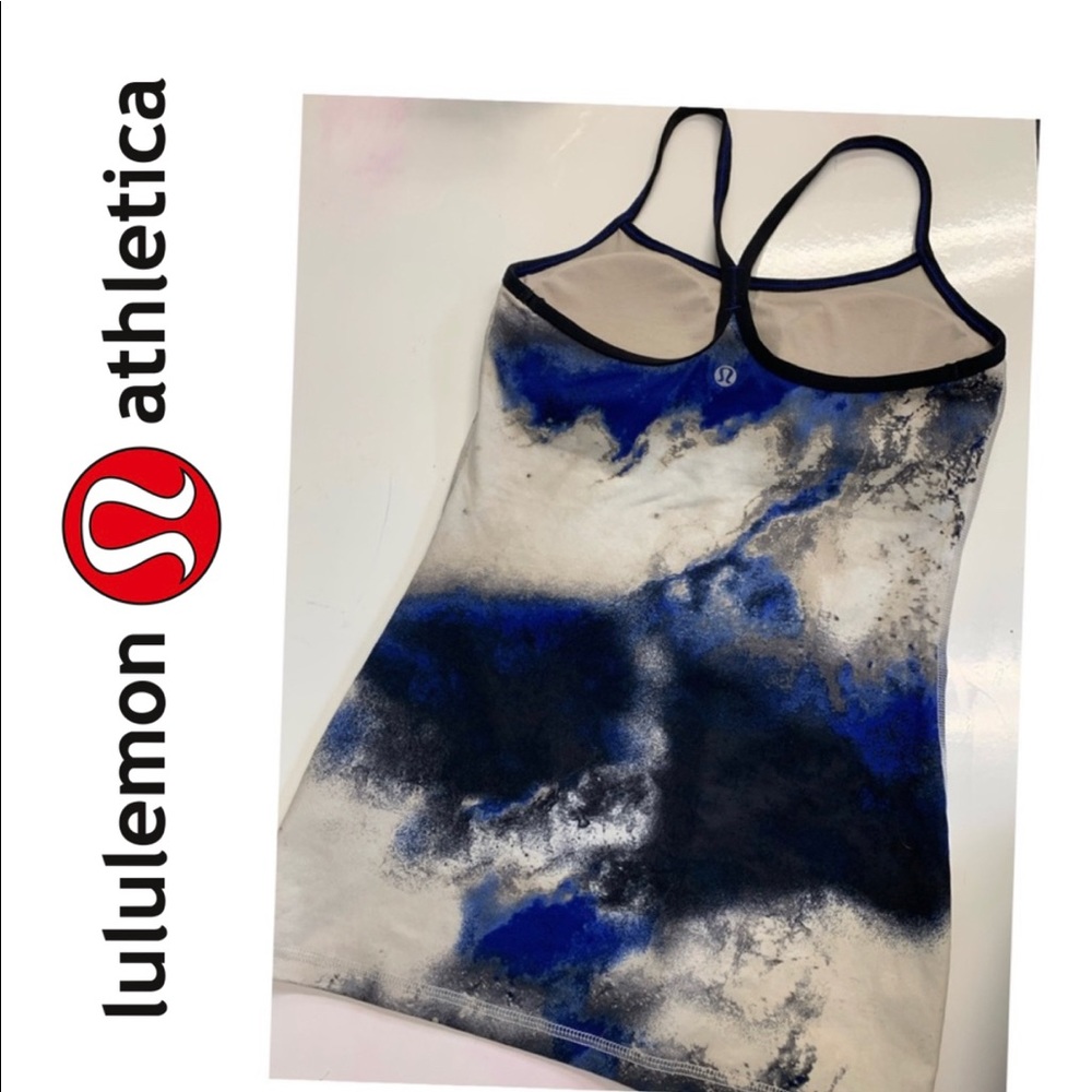 Lululemon Power Y Marble Tank Top sz 4